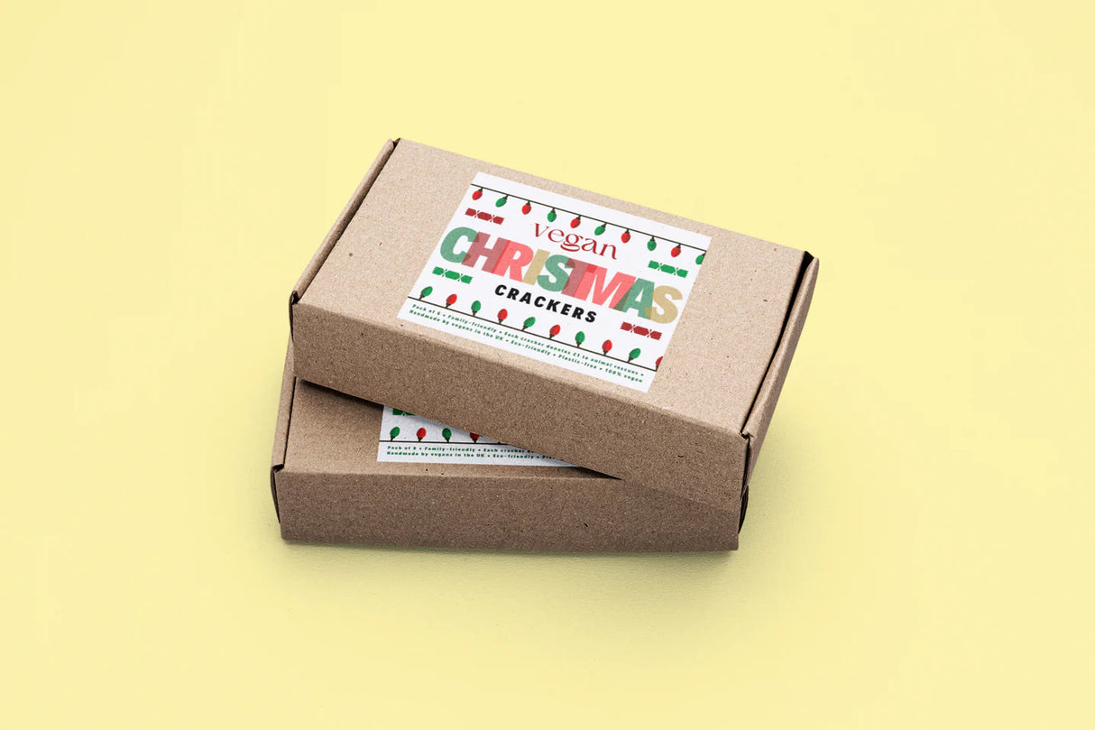 Vegan Christmas Crackers (Box of 4)