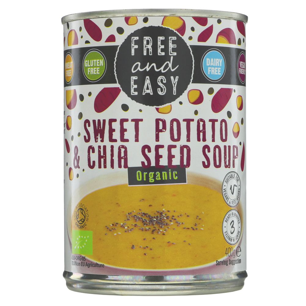 Free & Easy Sweet Potato & Chia Seed Soup 400g