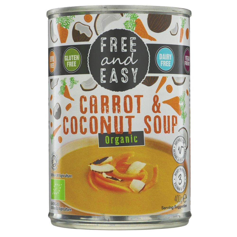 Free & Easy Carrot & Coconut Soup 400g