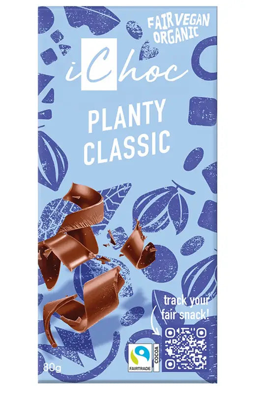 iChoc Classic Vegan Chocolate Bar 80g