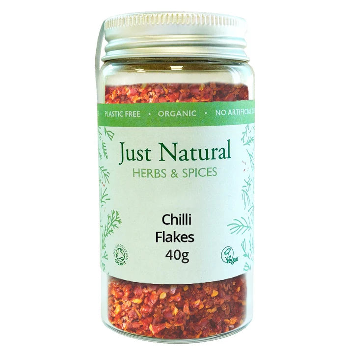 Just Natural Organic Chilli Flakes 40g
