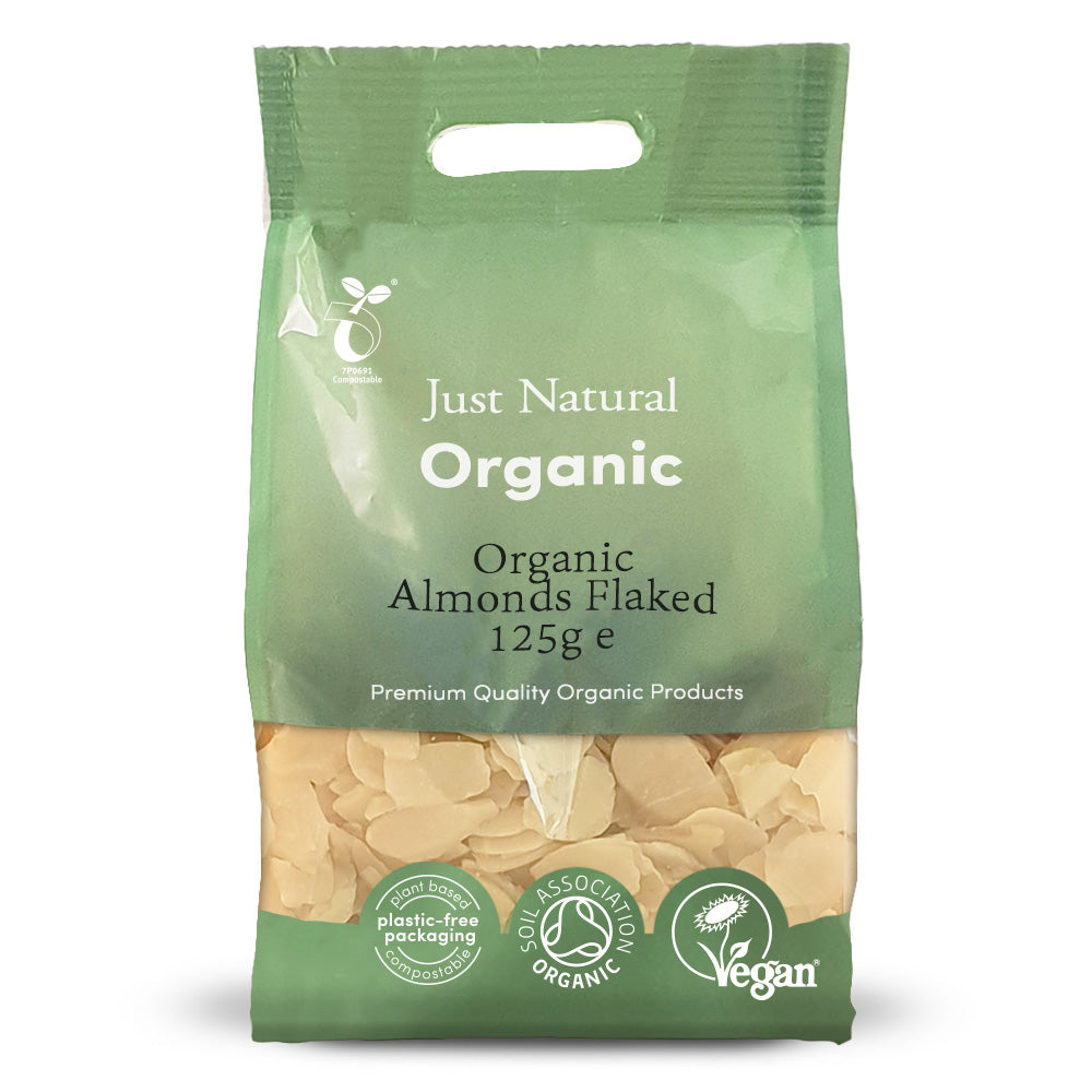 Just Natural Almonds Flaked 125g