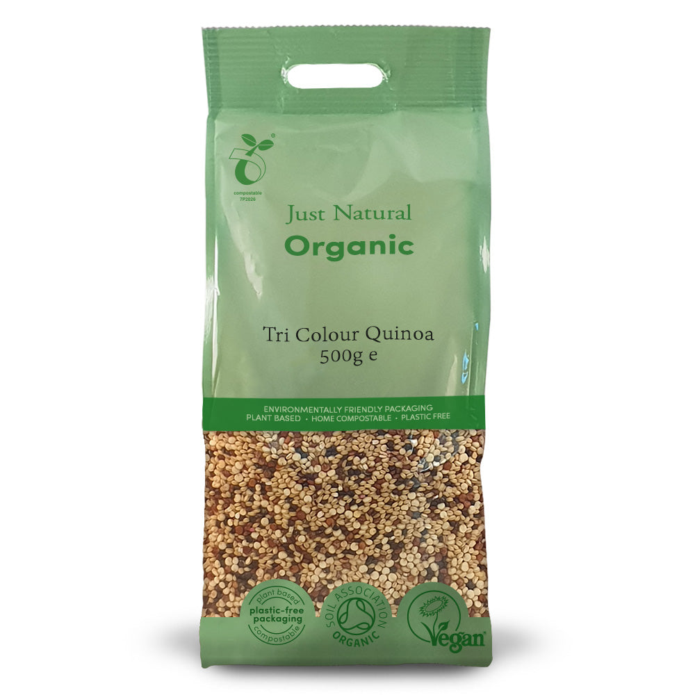 Just Natural Org Tri Colour Quinoa 500g