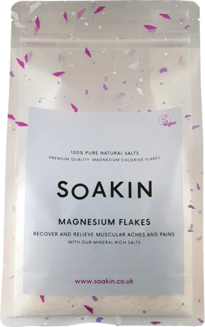 Soakin Magnesium Bath Flakes 800g