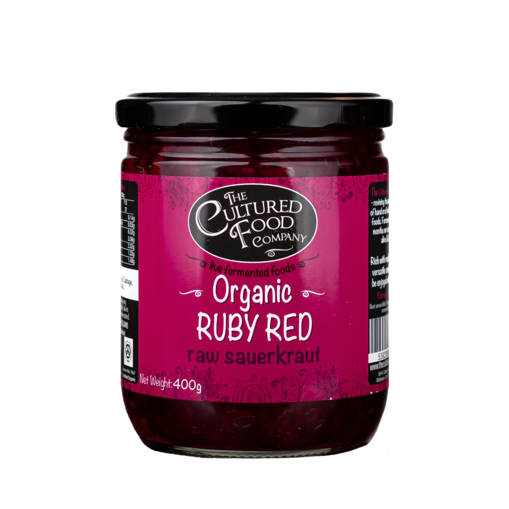 The Cultured Food Co Ruby Red Sauerkraut 400g