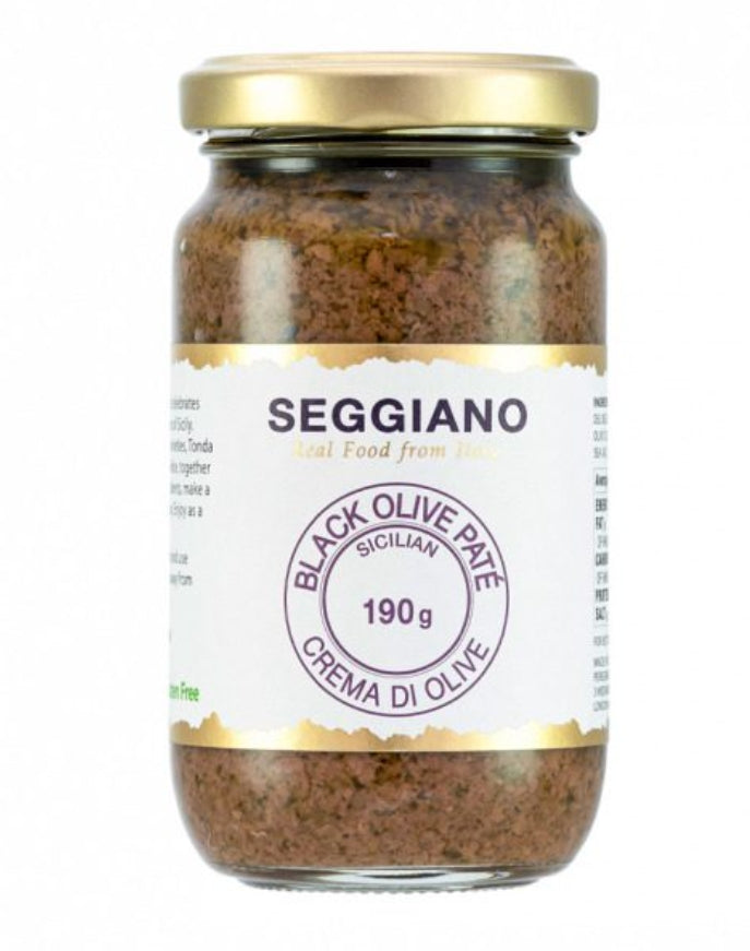Seggiano Pate Black Olive 190g