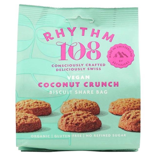 Rhythm 108 Biscuits Coconut Crunch 135g