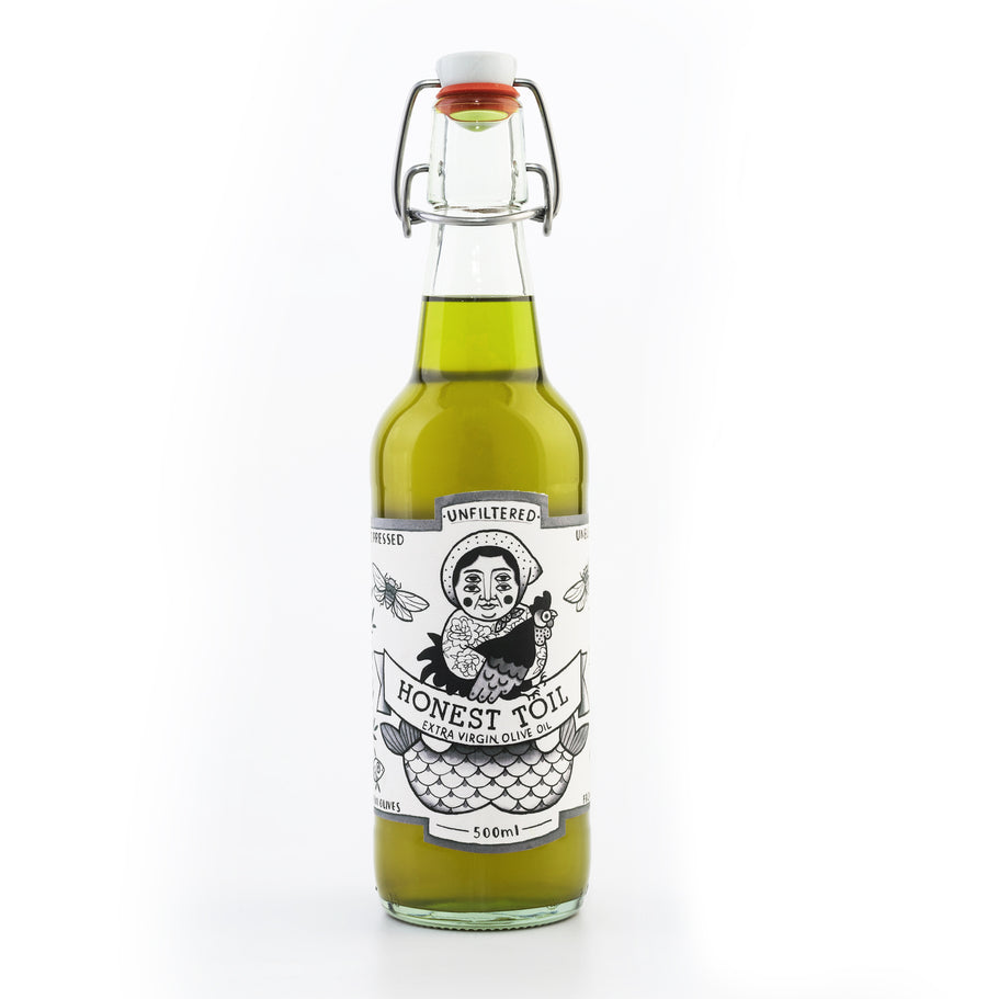 Honest Toil Unfiltered Extra Virgin Olive Oil 500ml