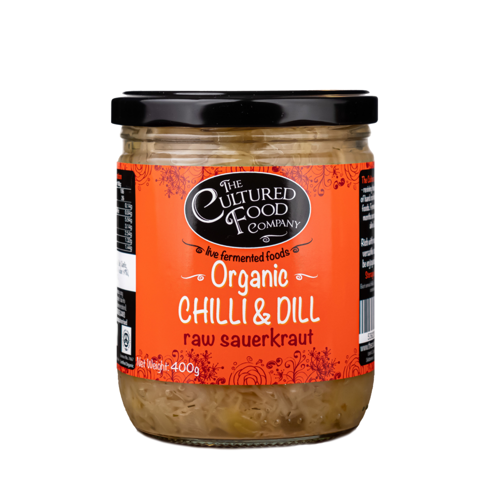 The Cultured Food Co Chilli & Dill Sauerkraut 400g
