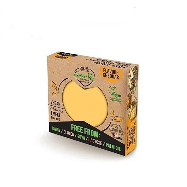 GreenVie Block Cheddar Vegan Cheese 250g
