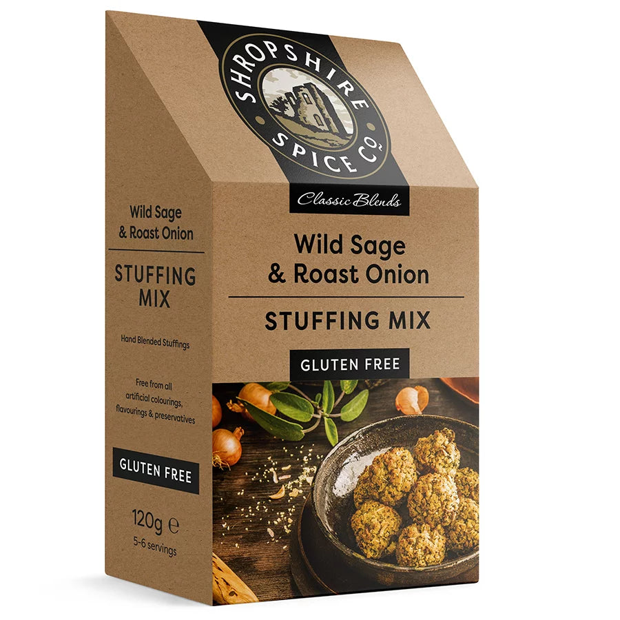 Shropshire Spice Gluten Free Sage & Onion Stuffing 120g