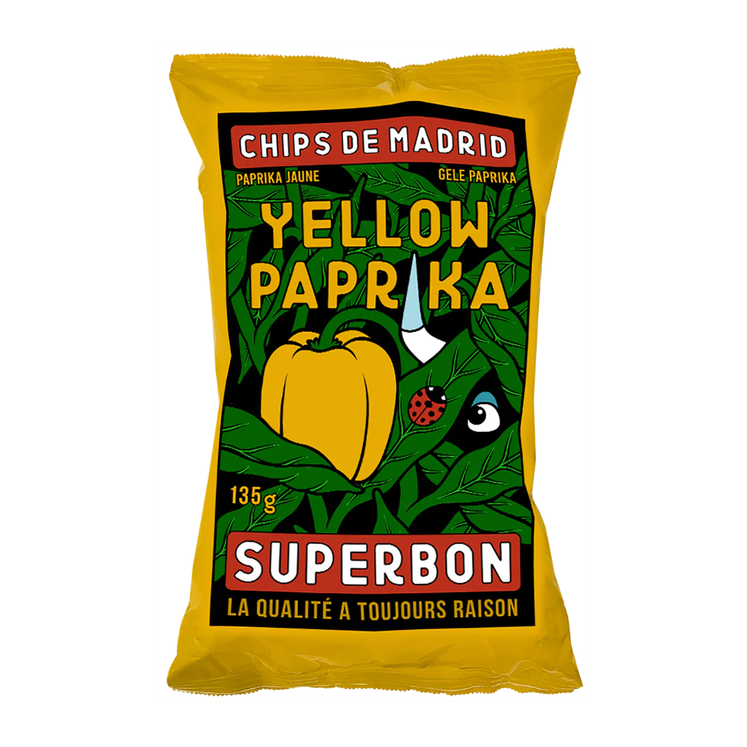 Superbon Yellow Paprika Flavoured Spanish Crisps 135g