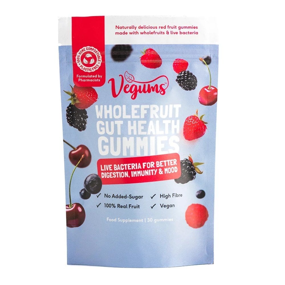 Vegums Gut Health Wholefruit Gummies 30 pack