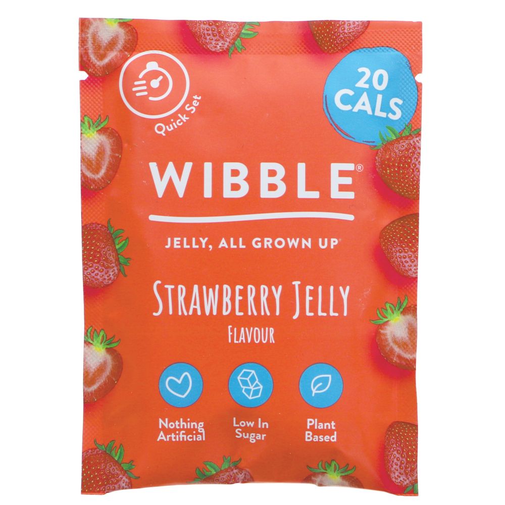 Wibble Strawberry Jelly Crystals 57g
