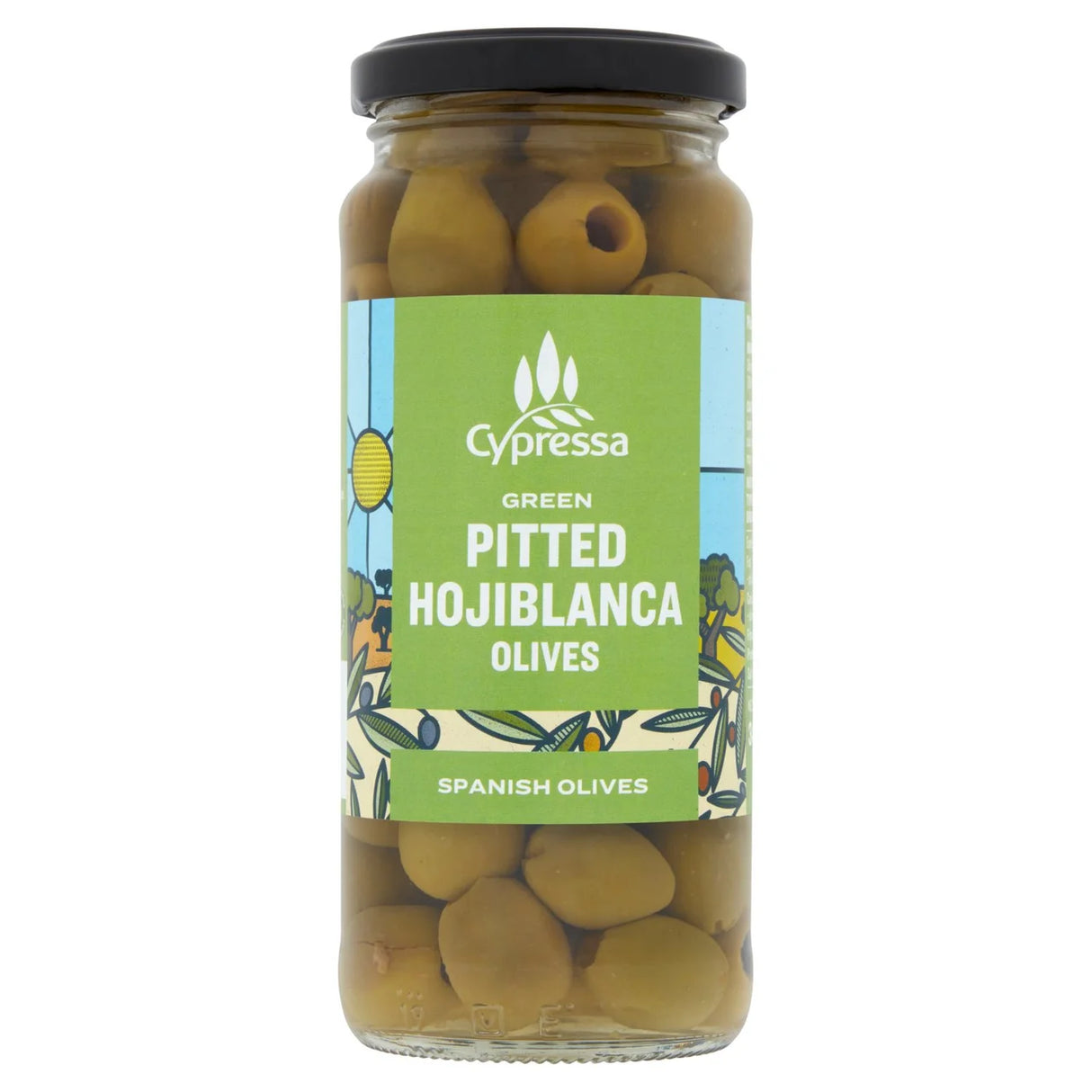 Cypressa Pitted Green Olives 340g
