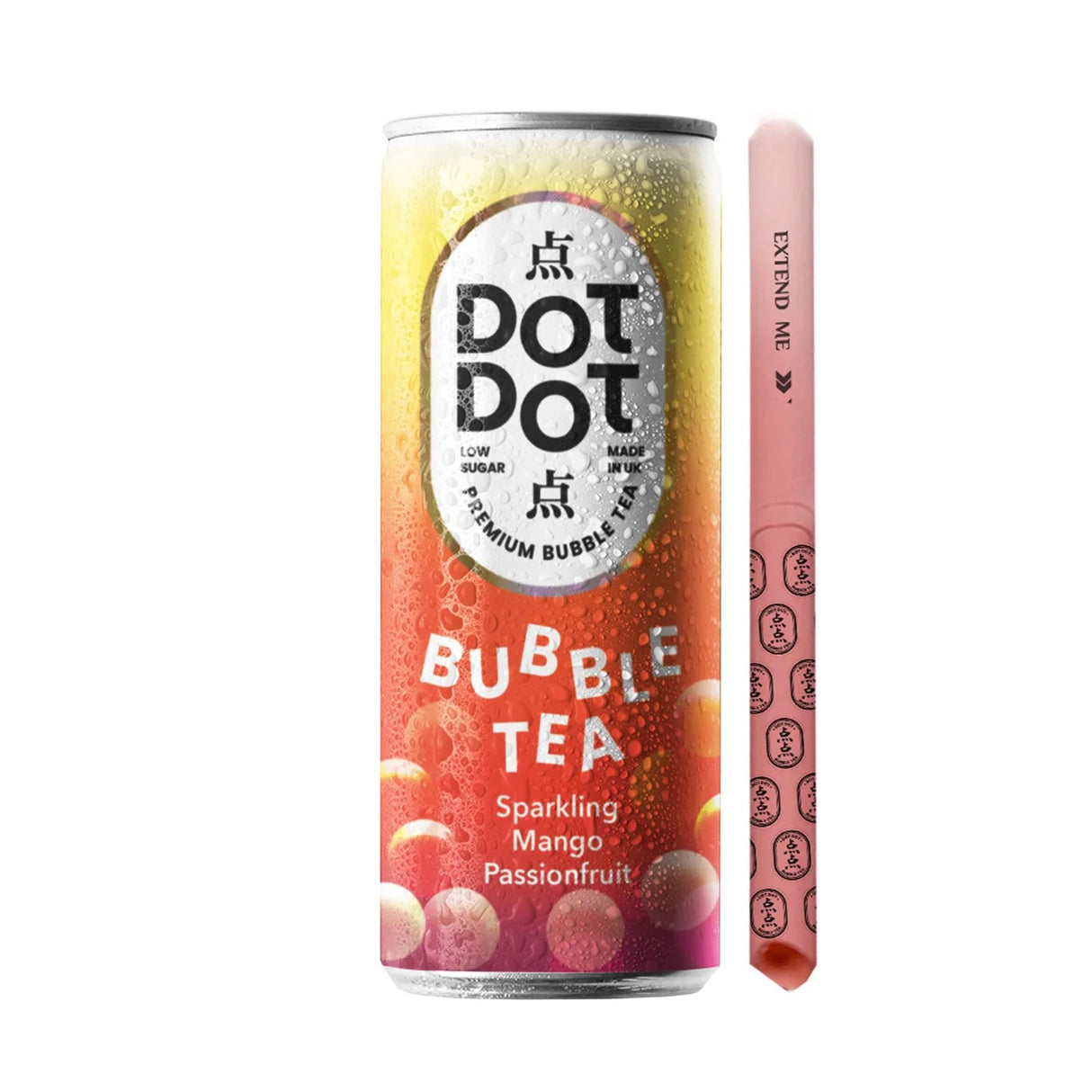 Dot Dot Sparkling Mango Bubble Tea 250ml