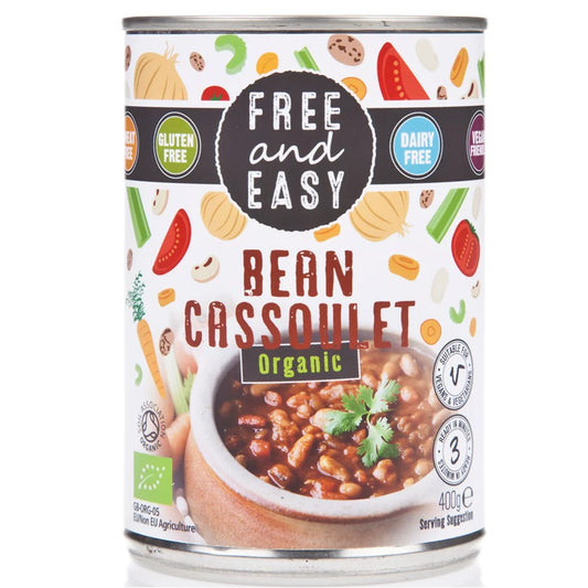 Free & Easy Tin Bean Cassoulet 400g