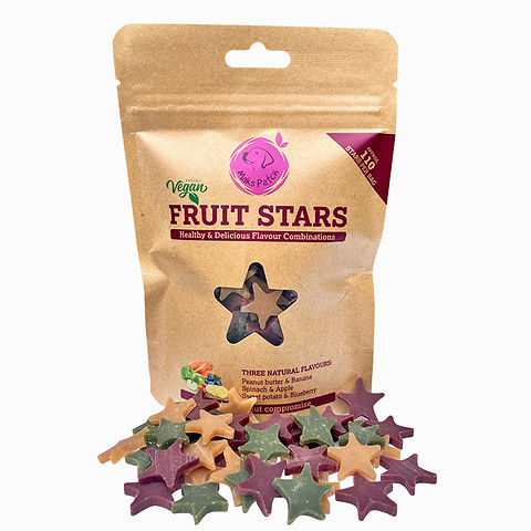 Maks Patch Pouch Fruit Stars Dog Treat