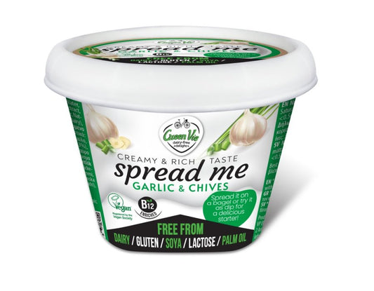 Greenvie Spread Garlic & Chive 200g