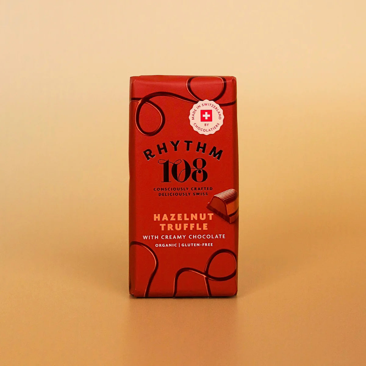 Rhythm 108 Hazelnut Truffle Chocolate Bar 100g