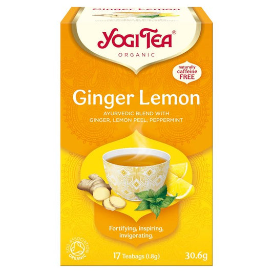 Yogi Tea Ginger Lemon x17 bags