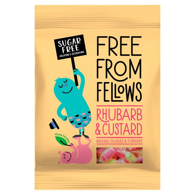 Free From Fellows Rhubarb & Custard 70g