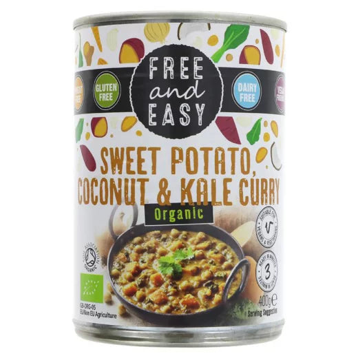 Free & Easy Tin Coconut Kale Curry 400g