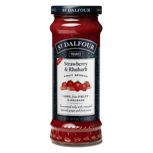 St Dalfour Strawberry & Rhubarb Spread 284g