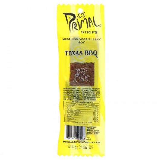 Primal Spirit Vegan Jerky Texas BBQ 28g