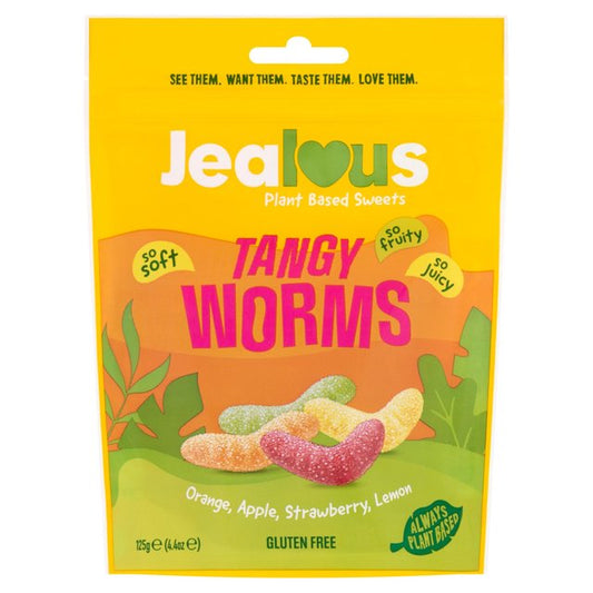 Jealous Sweets Tangy Worms 125g