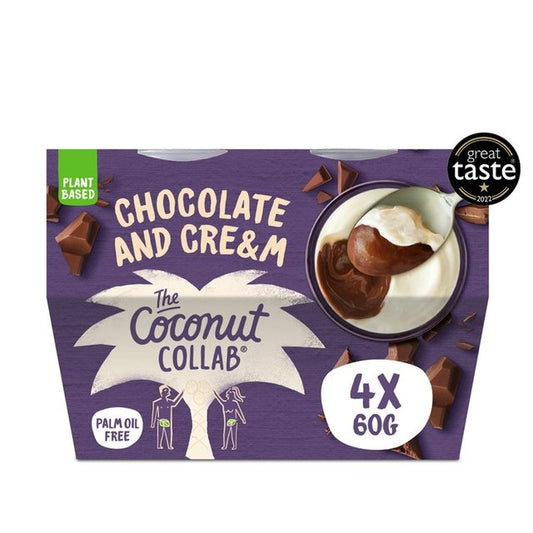 The Coconut Collaborative Choc & Cream Dessert 4x60g