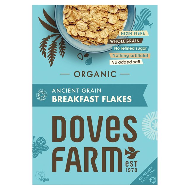 Doves Farm Cereal Breakfast Flakes 375g