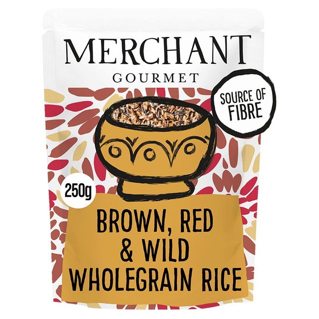 Merchant Gourmet Brown Red & Wild Rice 250g