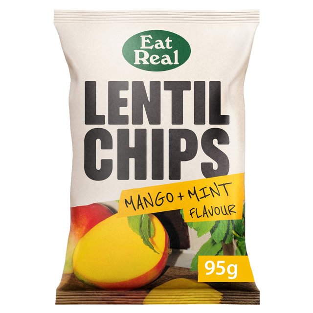 Eat Real Lentil Chips Mango & Mint 95g