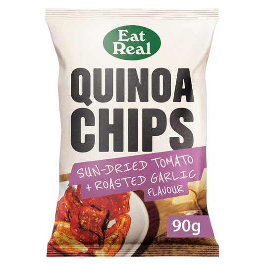 Eat Real Quinoa Chips Sun-dried Tomato & Roasted Garlic 90g