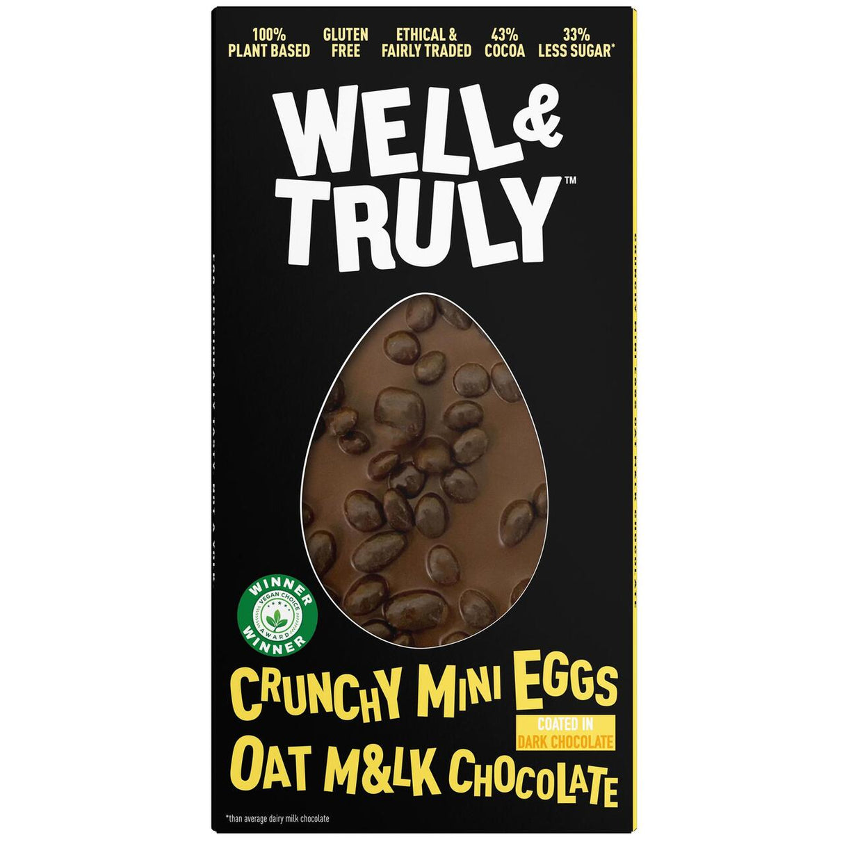 Well and Truly Oat M&lk Chocolate Easter Egg 90g