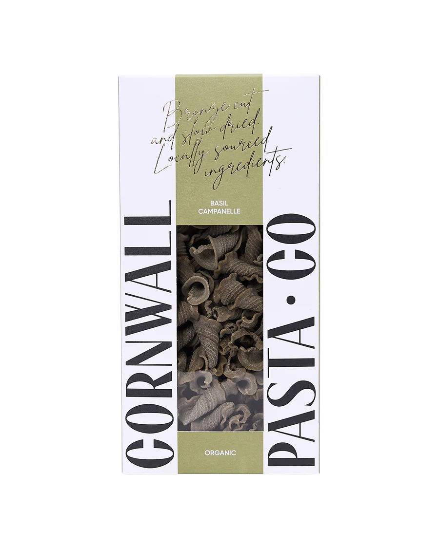 Cornwall Pasta Co Organic Basil Campanelle Pasta 350g