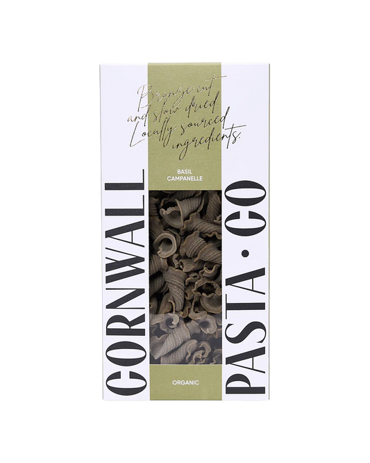 Cornwall Pasta Co Organic Basil Campanelle Pasta 350g