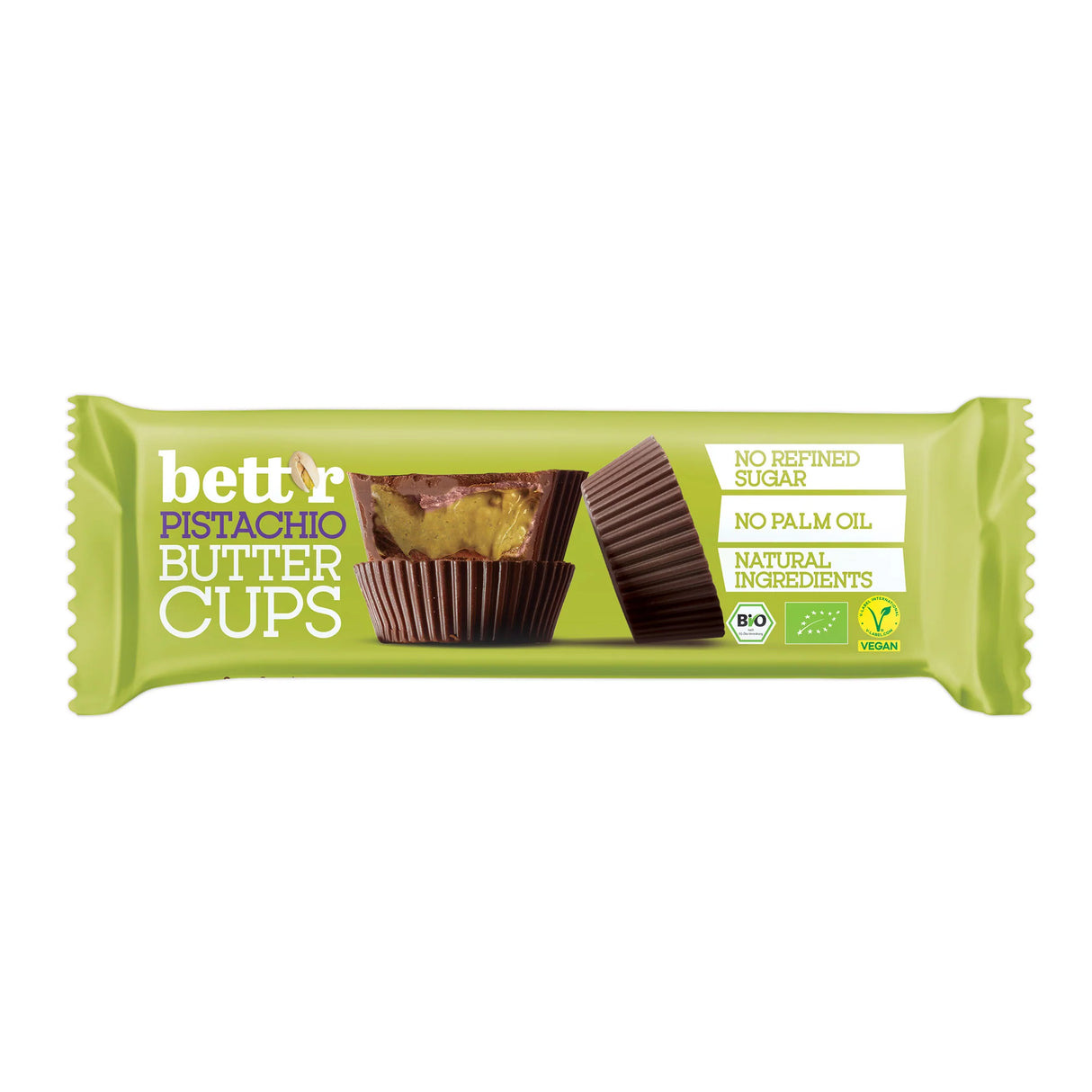 Bettr Nut Butter Cups Pistachio 39g