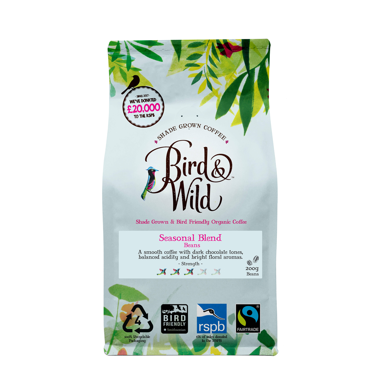Bird & Wild - Ground Coffee Seasonal Blend 200g