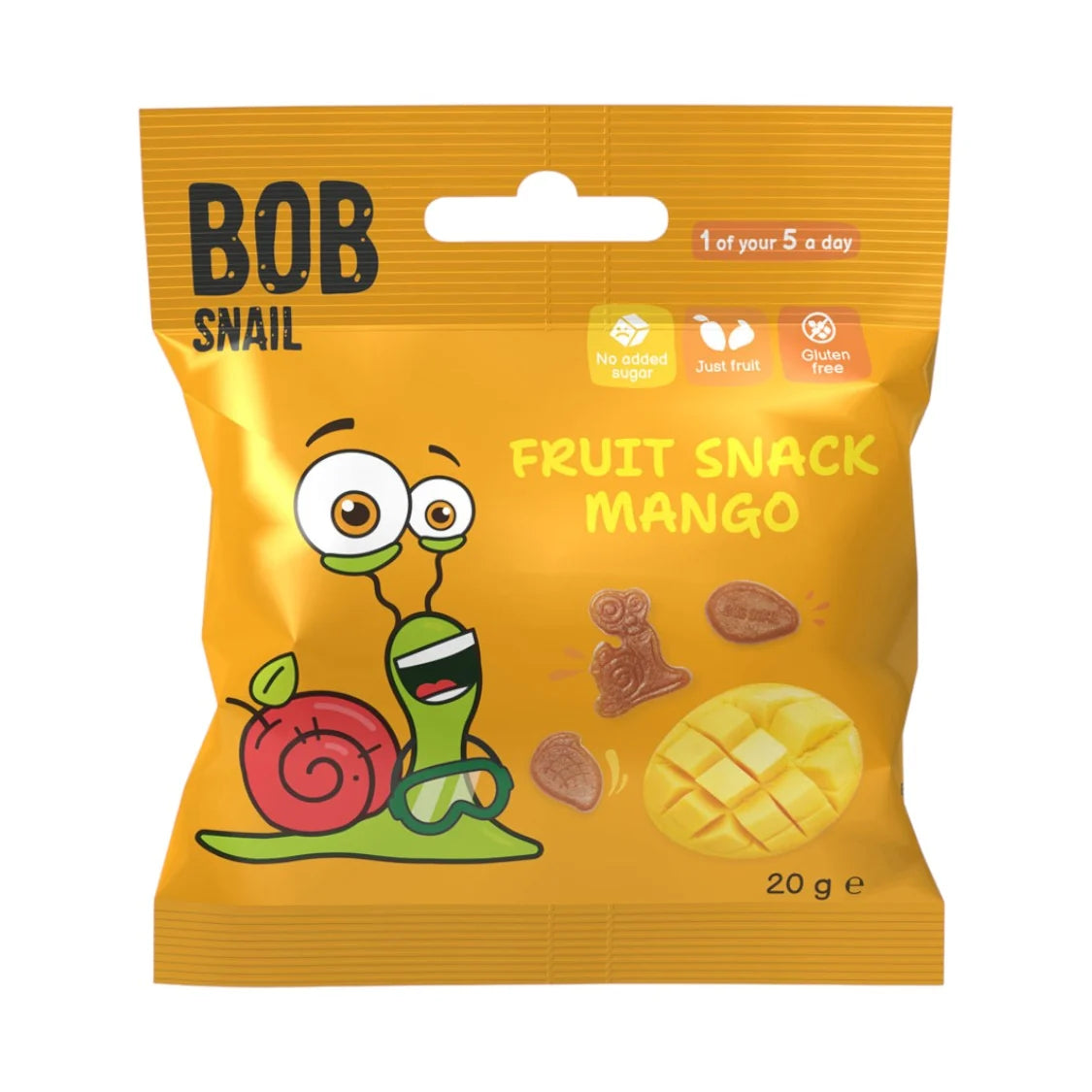 Bob Snail Fruit Snack Mango 20g