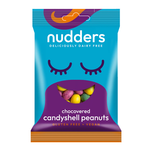 Nudders Chocovered Candy Shell Peanuts 55g