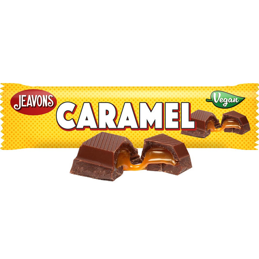 Jeavons Caramel Chocolate Bar (Alternative to a Dairy Milk Caramel) 44g