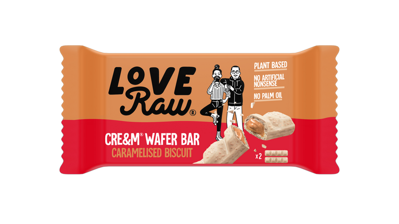 LoveRaw - Vegan Caramelised Biscuit Wafer 45g