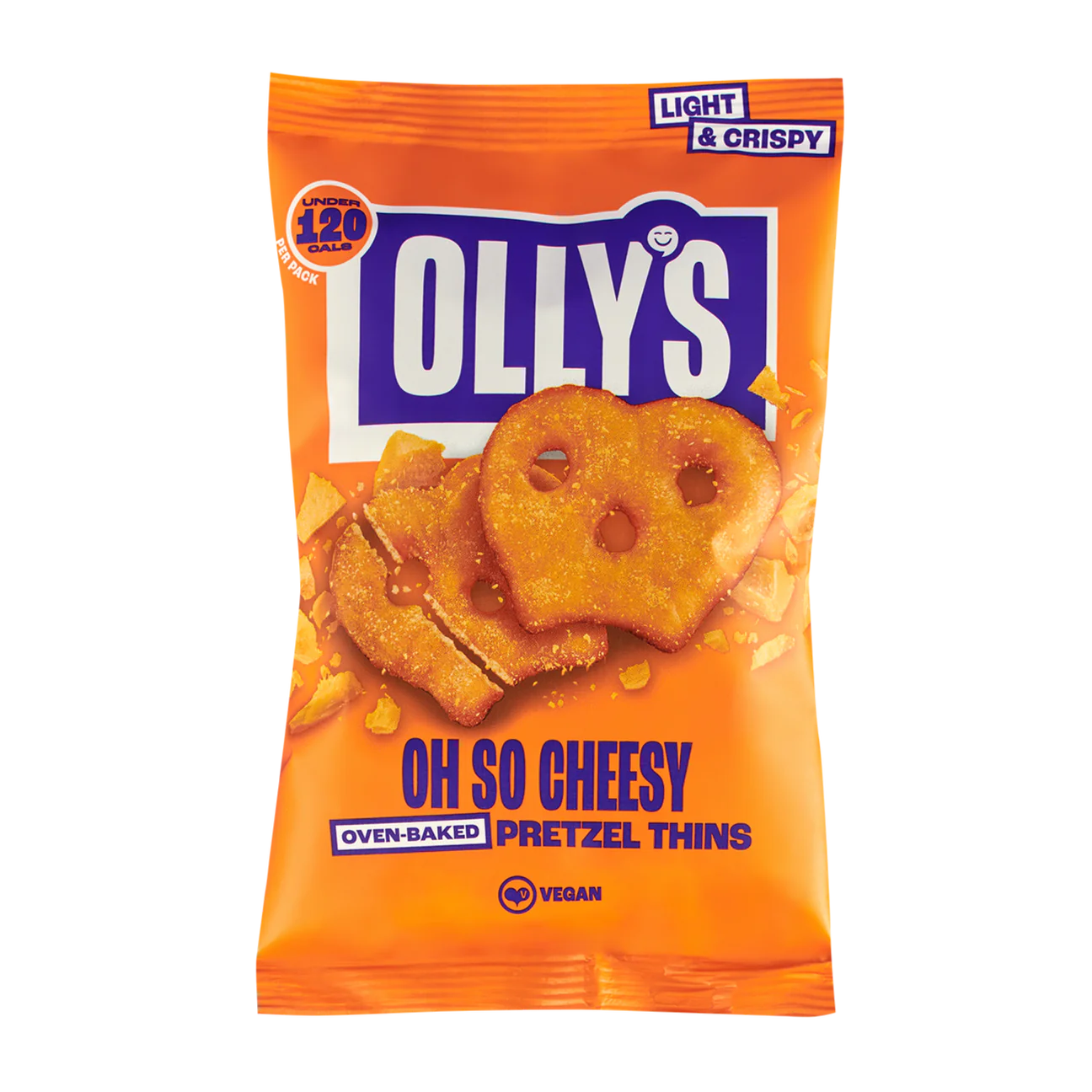 Olly's Oh So Cheesy Pretzel Thins 140g