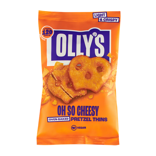 Olly's Oh So Cheesy Pretzel Thins 140g