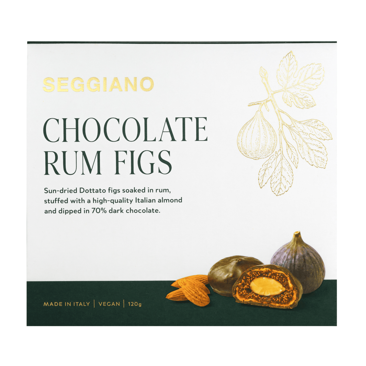Seggiano Chocolate Rum Figs 120g