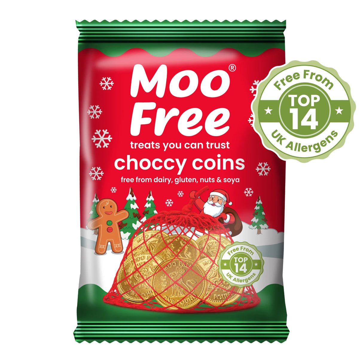Moo Free Choccy Coins 49g