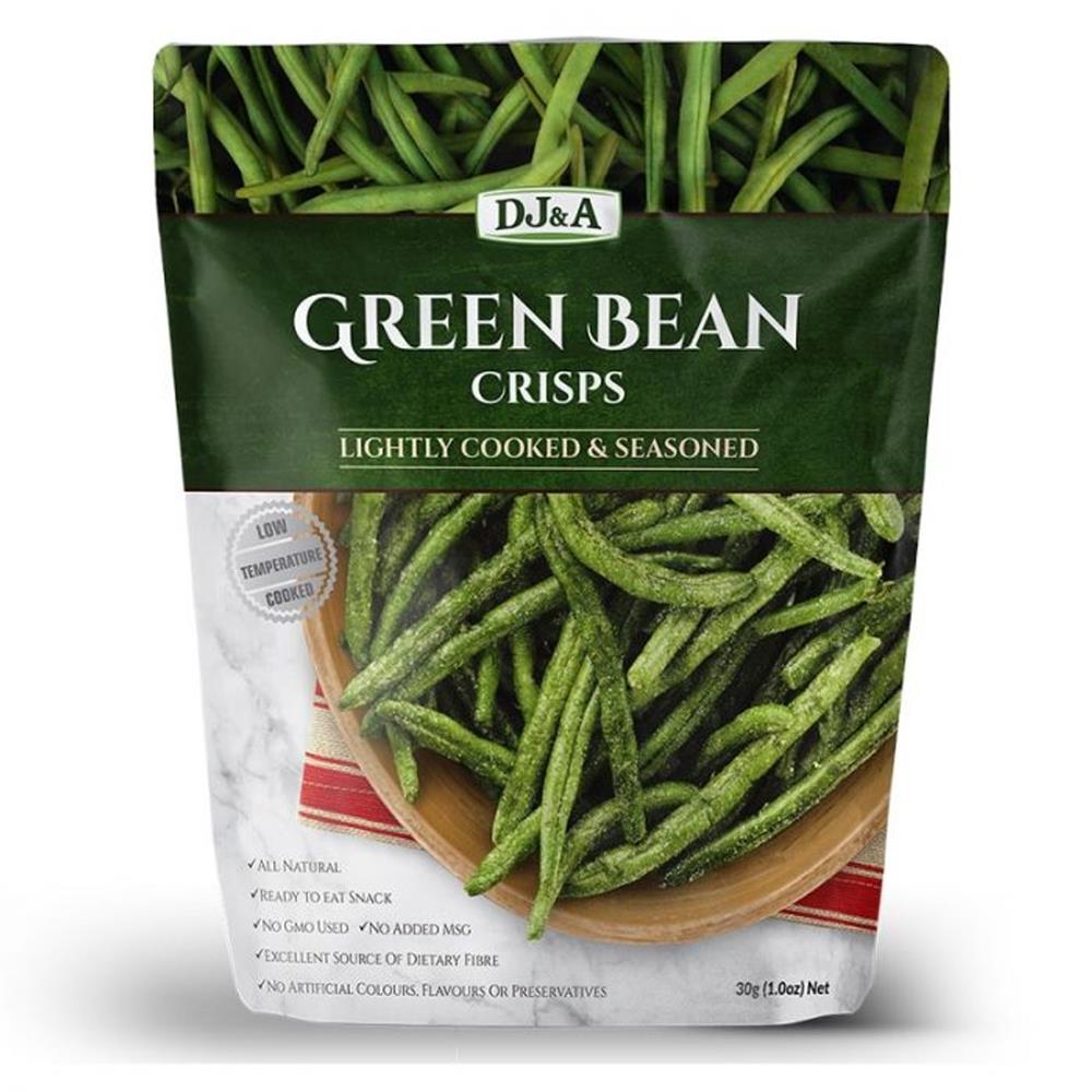 DJ&A Green Bean Crisps 30g