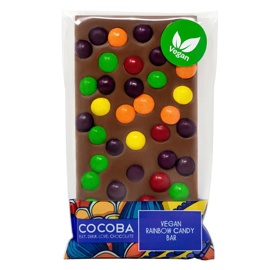 Cocoba Rainbow Milk Chocolate Bar 100g